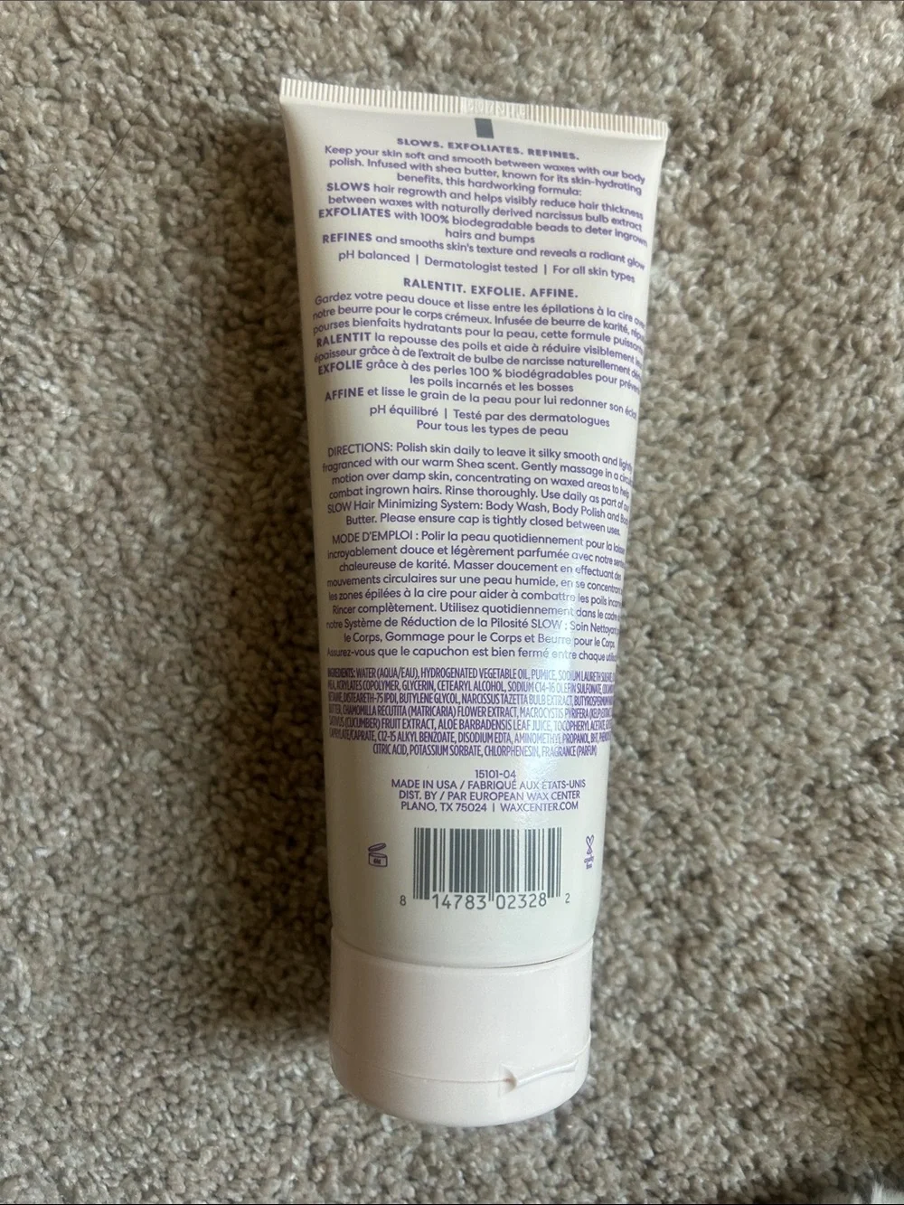 EWC Slow Body Polish Exfoliant - Cream/White